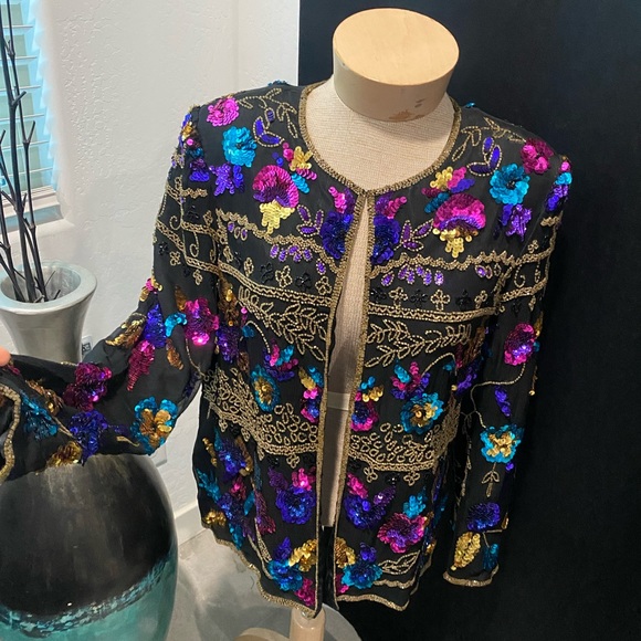 ✨Vintage Woman’s Sequins Blazer✨ - Picture 5 of 11